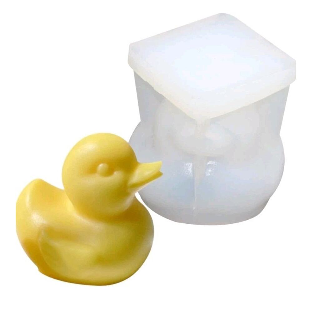 3D Duck Candle Silicone Mold Animal Resin Casting Mould Chocolate Figurine Decor
